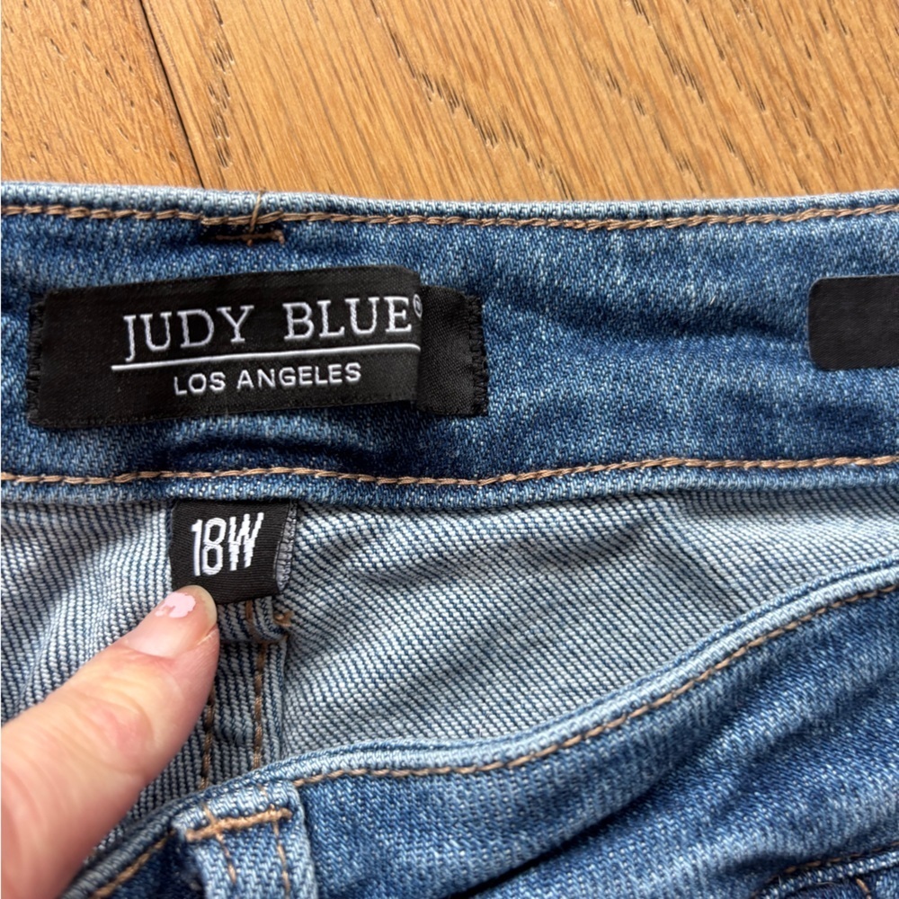 Judy Blue high waist wide leg cargo jeans 18 - Picture 6 of 8